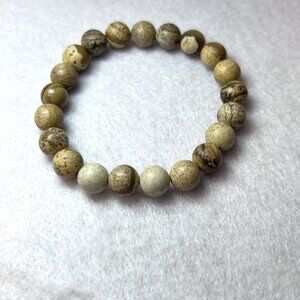 Wooden Bead Stretch Bracelet